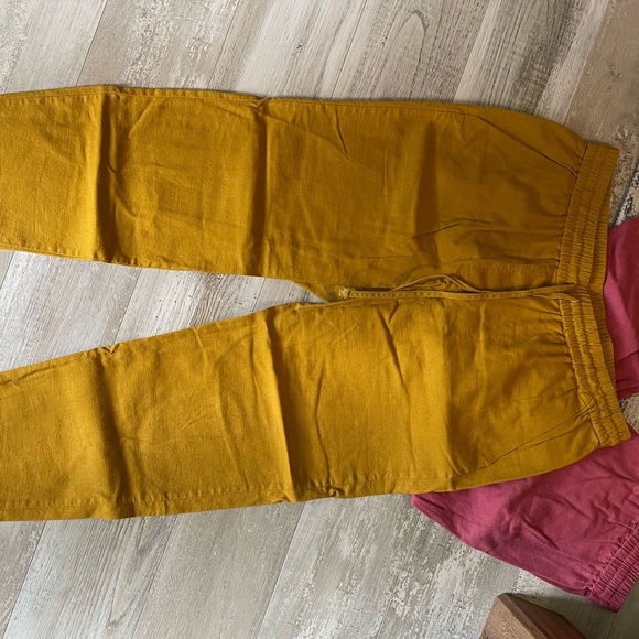 J. Crew Factory Ankle-Length Drawstring Linen Pants - Picture 5 of 5